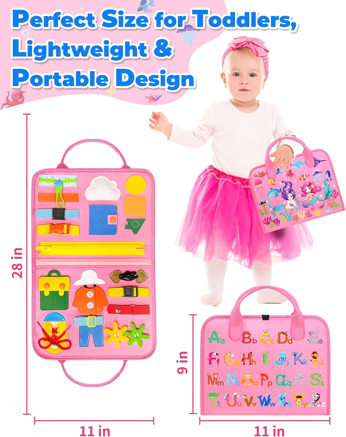 Thumbnail 5 de Gojmzo Busy Board Montessori Toy for Toddlers