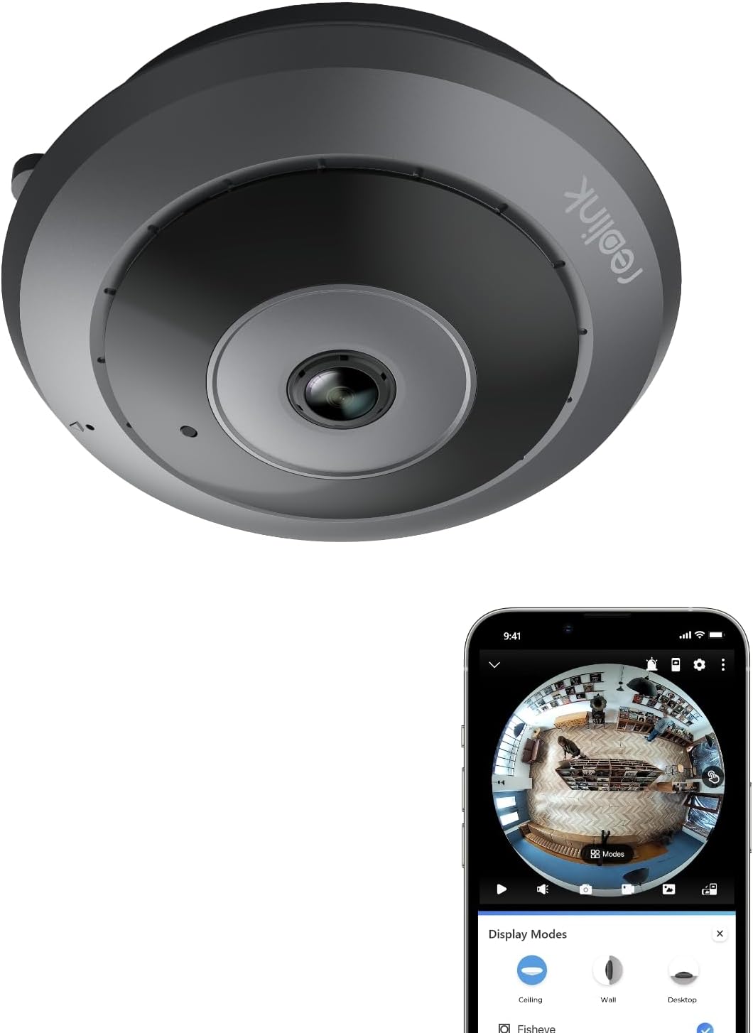 Detalle de Reolink 6MP WLAN Panoramakamera 360°