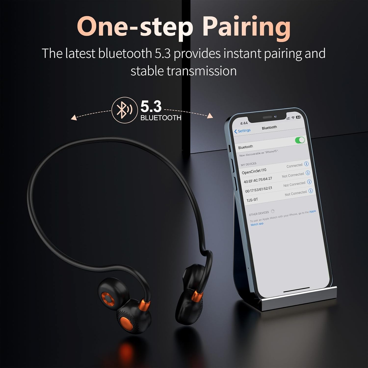 Thumbnail 1 de Ortizan Bone Conduction Headphones 15H playtime