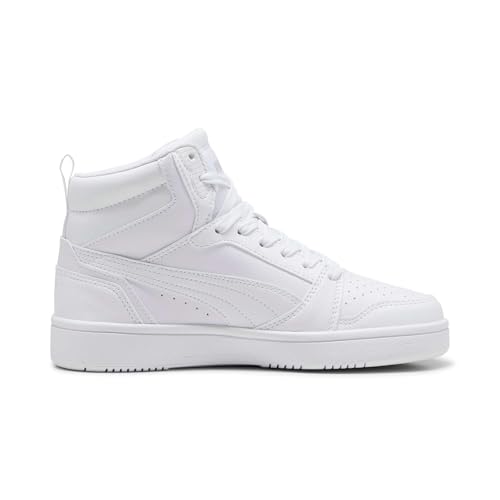 Thumbnail 2 de PUMA Rebound V6 Mid Jr – Scarpe da ginnastica unisex per bambini e ragazzi (38 EU) con tomaia sintetica e suola in gomma