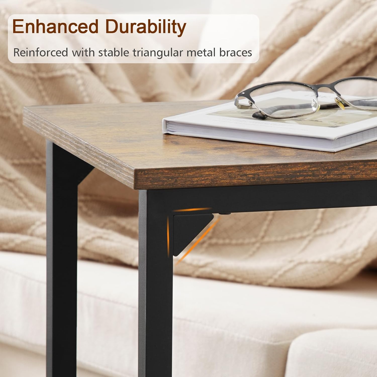 Thumbnail 6 de AMHANCIBLE C-Shaped End Tables, Set of 2