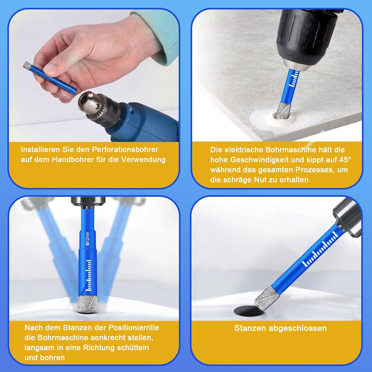 Thumbnail 4 de SURFOU Foret diamant 5–12 mm pour carrelage