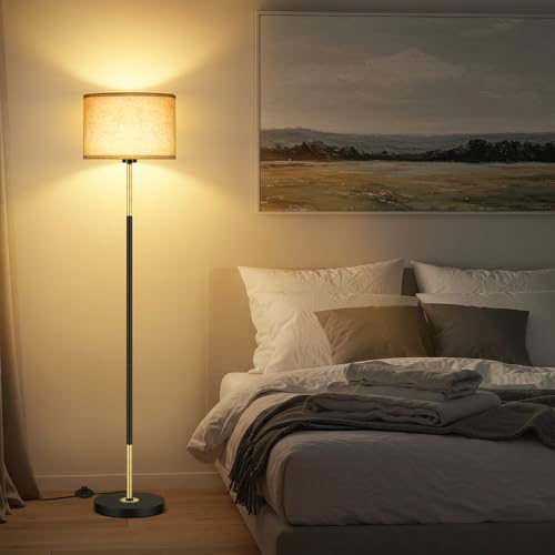 Thumbnail 7 de OUTON Lampadaire sur Pied Salon – 3 Températures de Couleur, Noir et Or