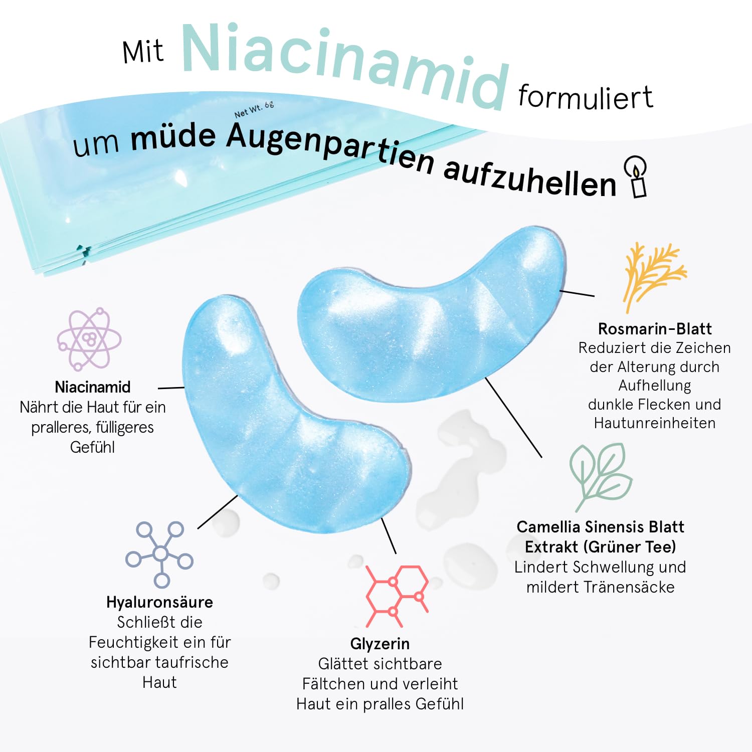 Thumbnail 3 de grace & stella Augenpads 48 Paare