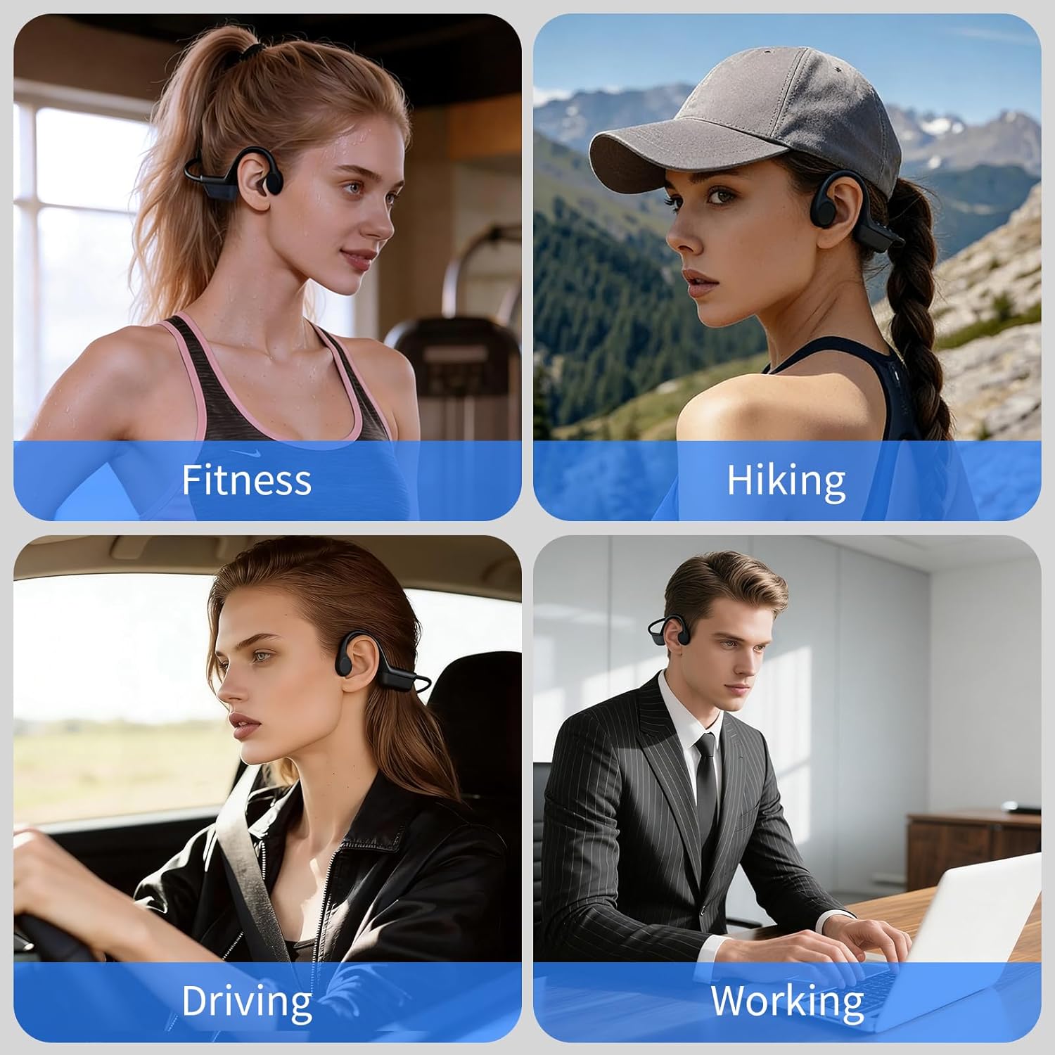Thumbnail 6 de Vulxovt 2026 Bone Conduction Headphones: Open-Ear Bluetooth 6.0 for Safe, Comfortable Workouts