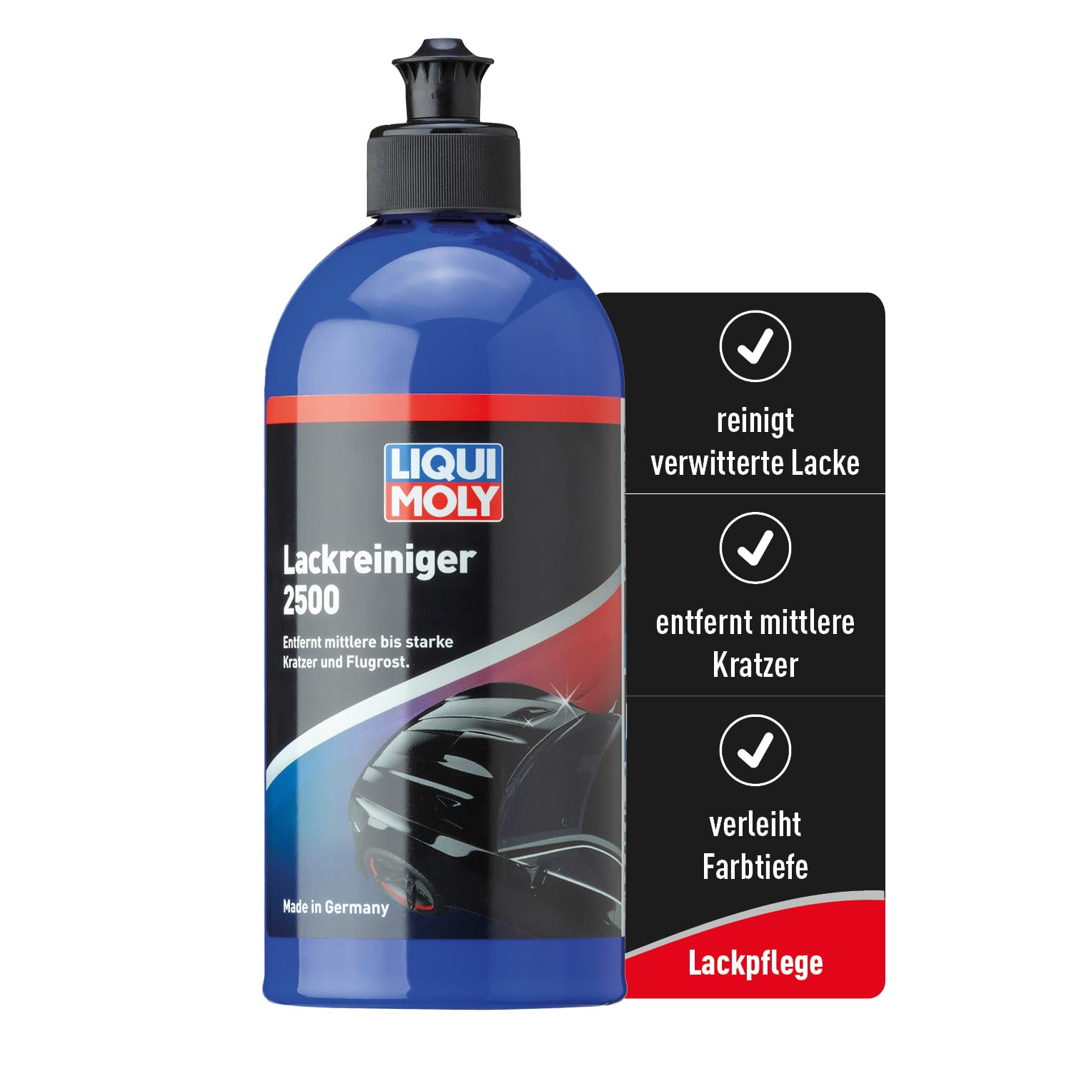 Detalle de LIQUI MOLY Lackreiniger 2500 – 500 ml, farblos