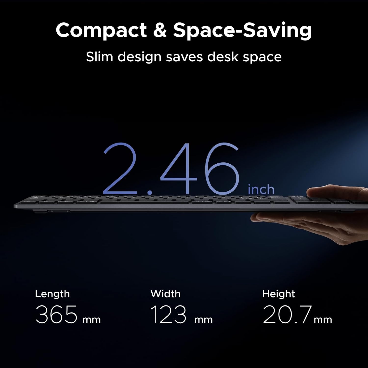 Thumbnail 3 de UGREEN Wireless Keyboard UK Layout