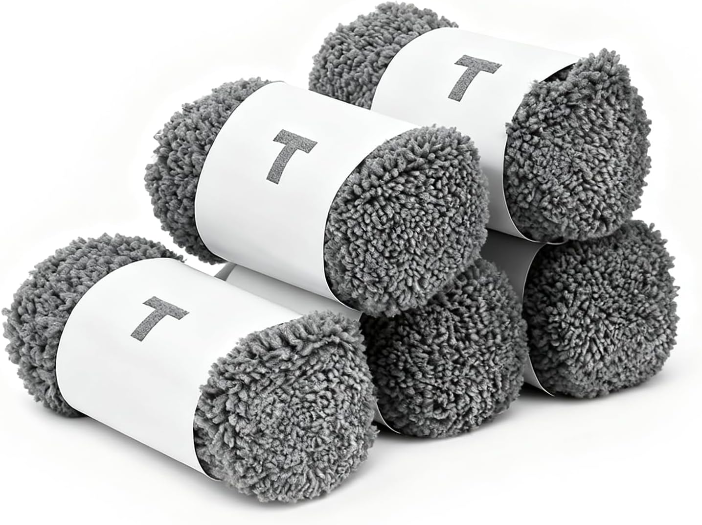 HIXZAP12 Mikrofaser-Ersatzpads (12er-Pack) für X1 Fensterreiniger – waschbar & wiederverwendbar