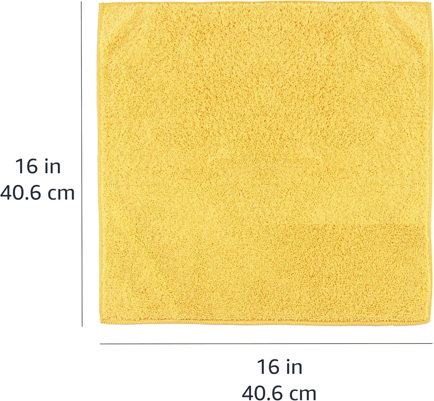 Thumbnail 4 de Amazon Basics Microfiber Car Drying Towels (12-Pack) – 16" x 16", Yellow