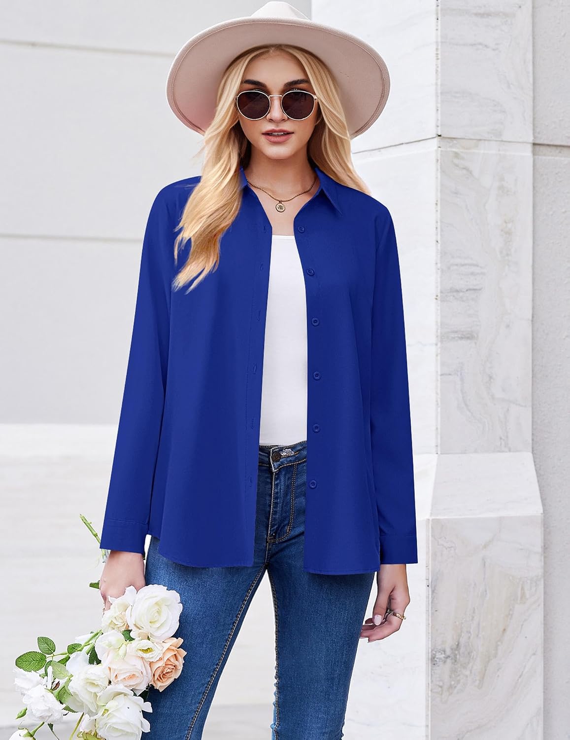 Thumbnail 1 de ZEAGOO Button-Down Shirt Long Sleeve