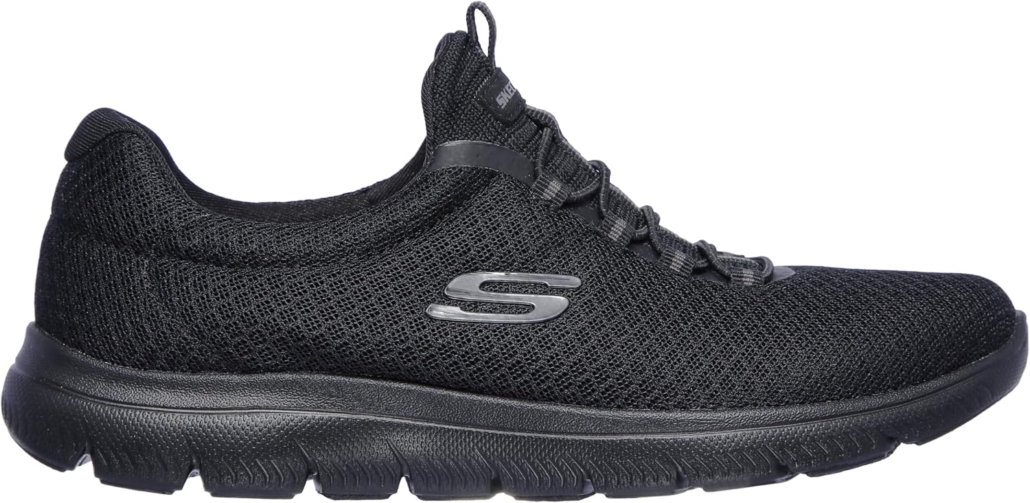Thumbnail 6 de Skechers Femme Summits 12985 Trainers - Noir Mesh