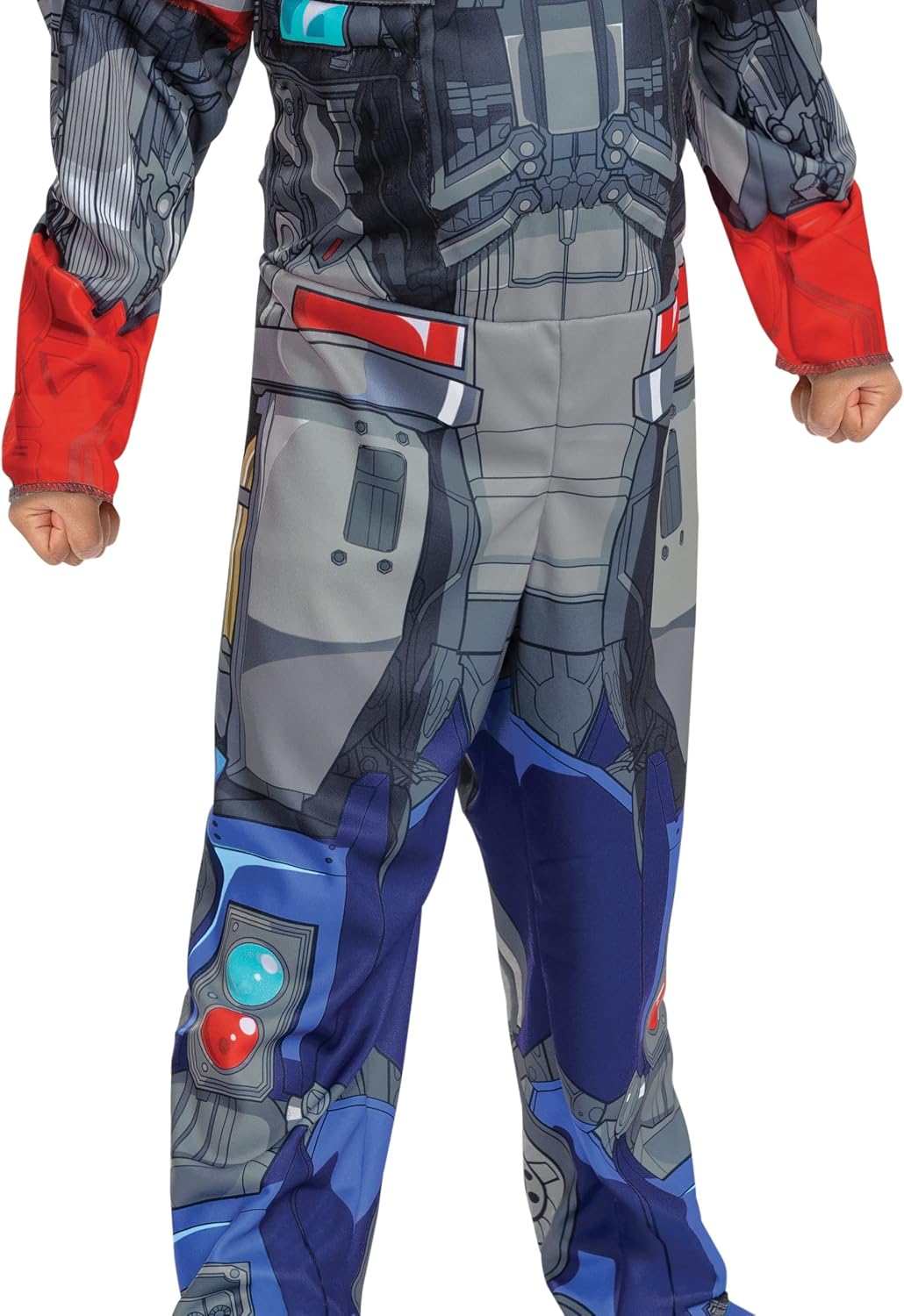 Detalle 1 de Disguise Optimus Prime Toddler Costume with Padded Muscle Jumpsuit and Mask