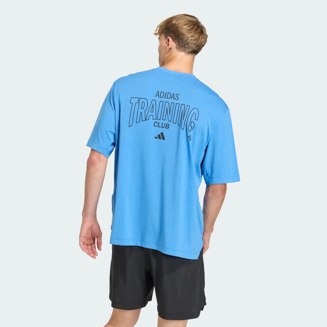Thumbnail 1 de Camiseta estampada de entrenamiento D4T PrimeLift Essentials de Adidas en color Azul