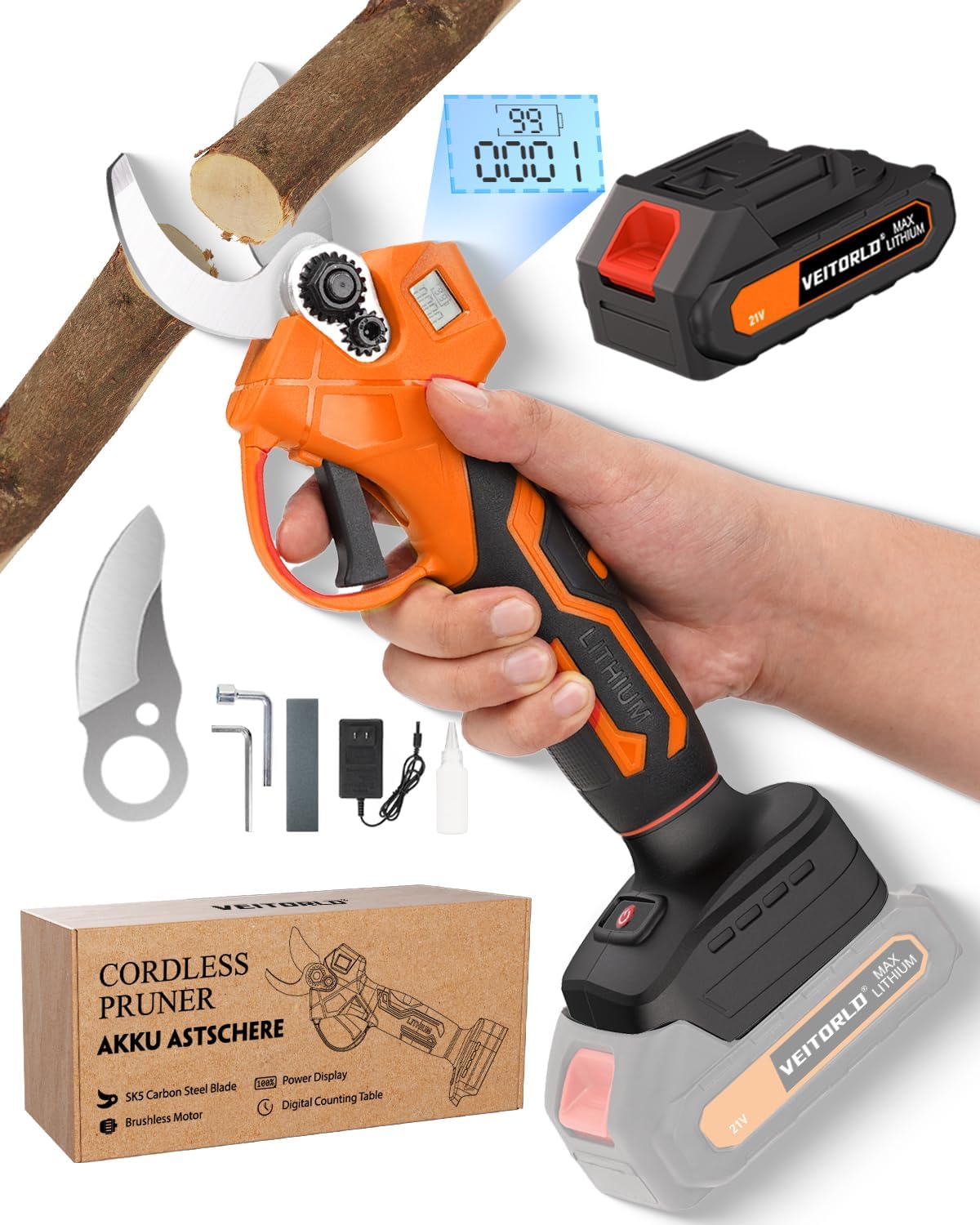 Detalle de Akku Astschere Makita 18V 30mm Schnittkraft