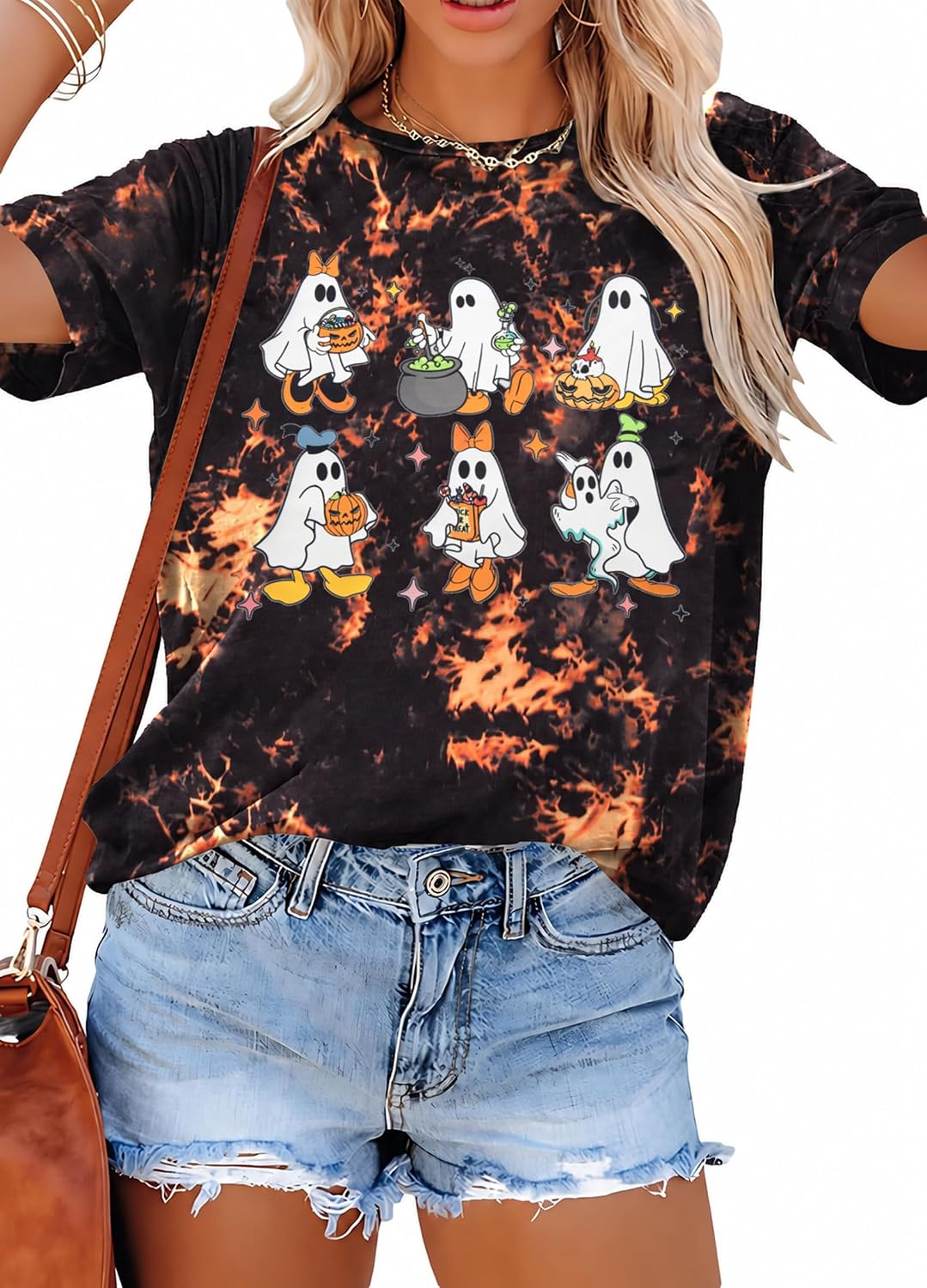 Detalle 2 de KIDDAD Women's Halloween T-Shirt, Cotton Blend