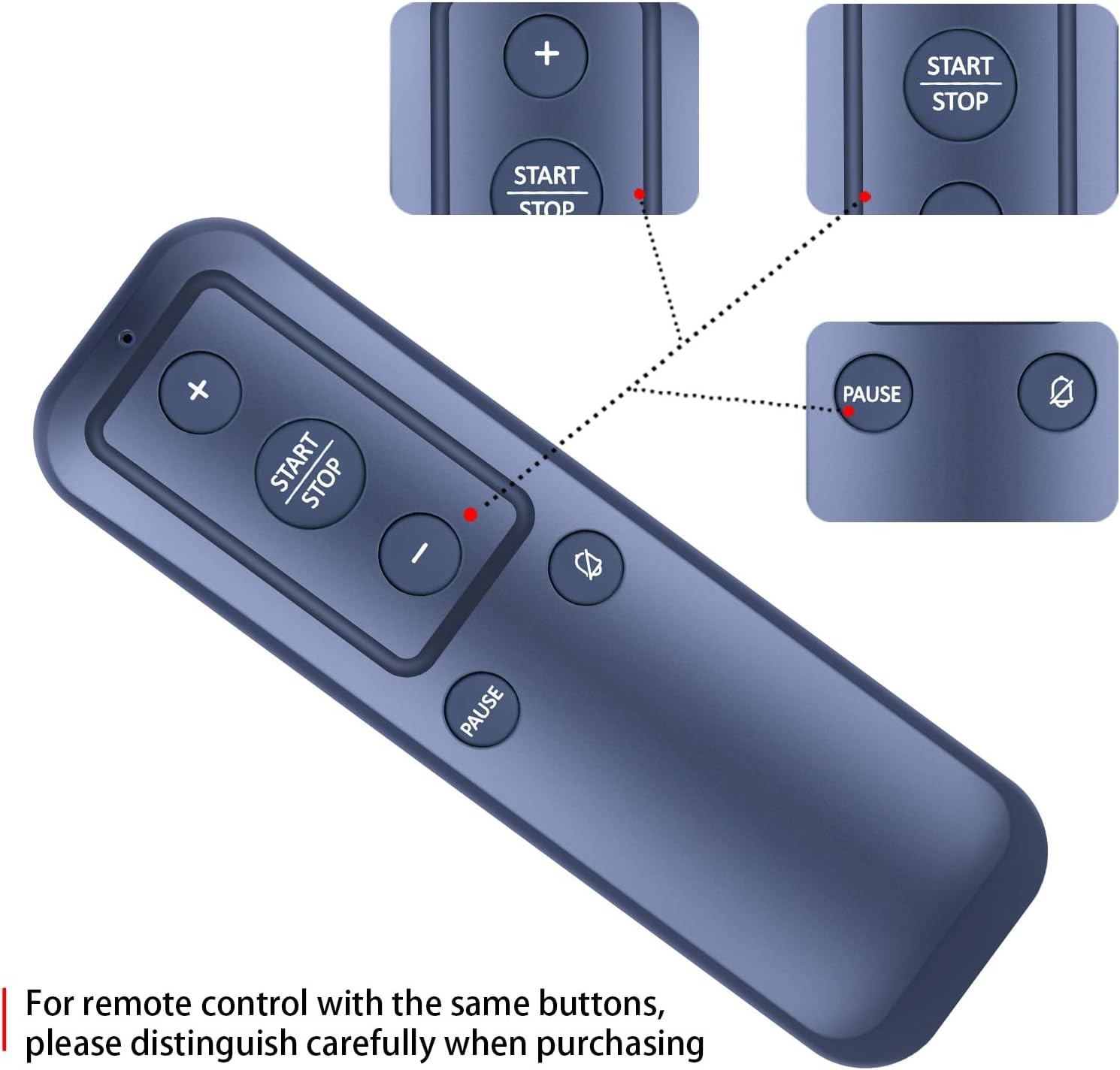 Thumbnail 1 de TCNOUMT treadmill replacement remote control for Upreign WP023 / WELLFIT / MERACH walking pads
