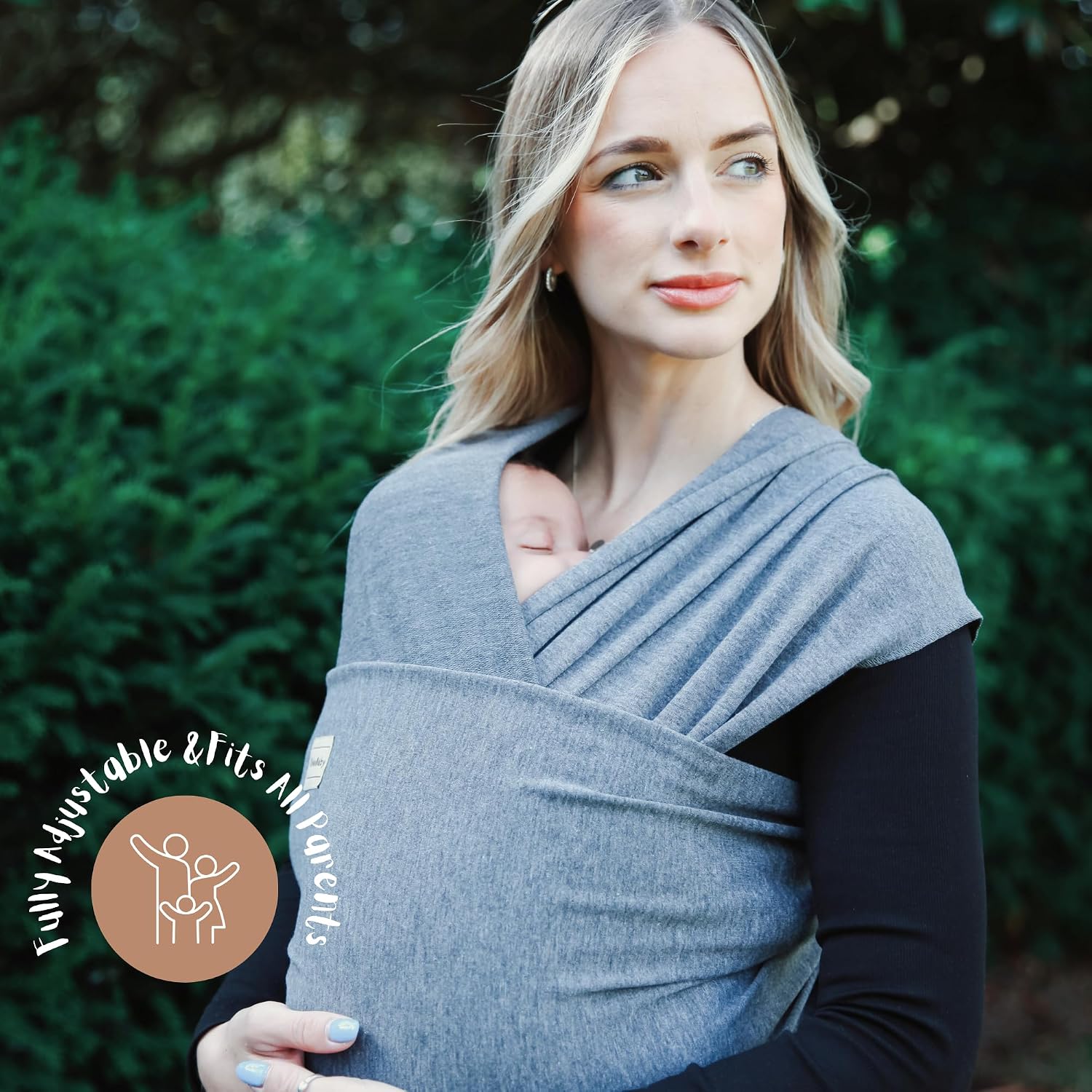 Thumbnail 4 de Baby Sling Wrap Newborn to Toddler Carrier 7-35lb — baby carrier 👶