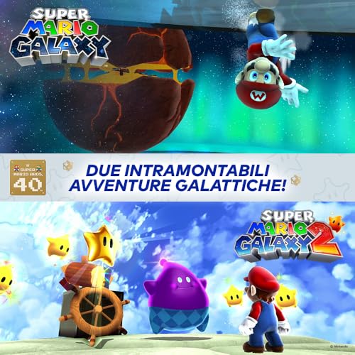 Detalle 2 de Super Mario Galaxy + Super Mario Galaxy 2 - Ed. Italiana (Versione su scheda) per Nintendo Switch