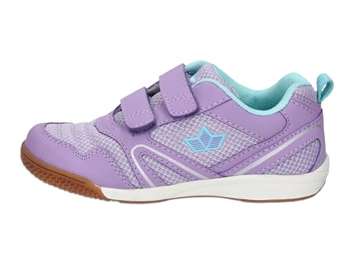 Thumbnail 1 de Lico Unisex Kinder Boulder V Hallenturnschuhe – Lila Türkis, 28 EU