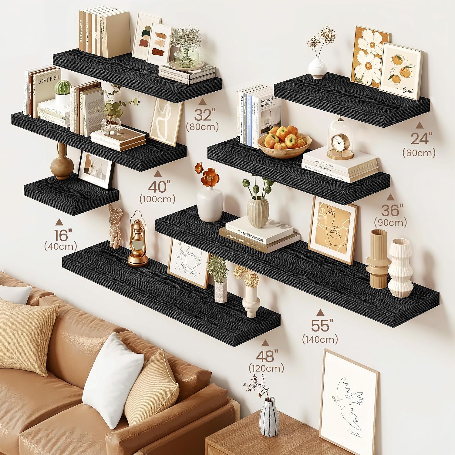 Thumbnail 1 de Vivelove Floating Shelves 16-inch