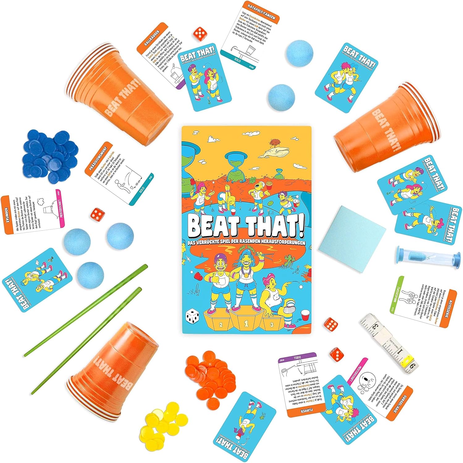 Thumbnail 5 de Gutter Games Beat that! – Rasende Partyspiel-Challenge für 2–8 Spieler ab 9 Jahren