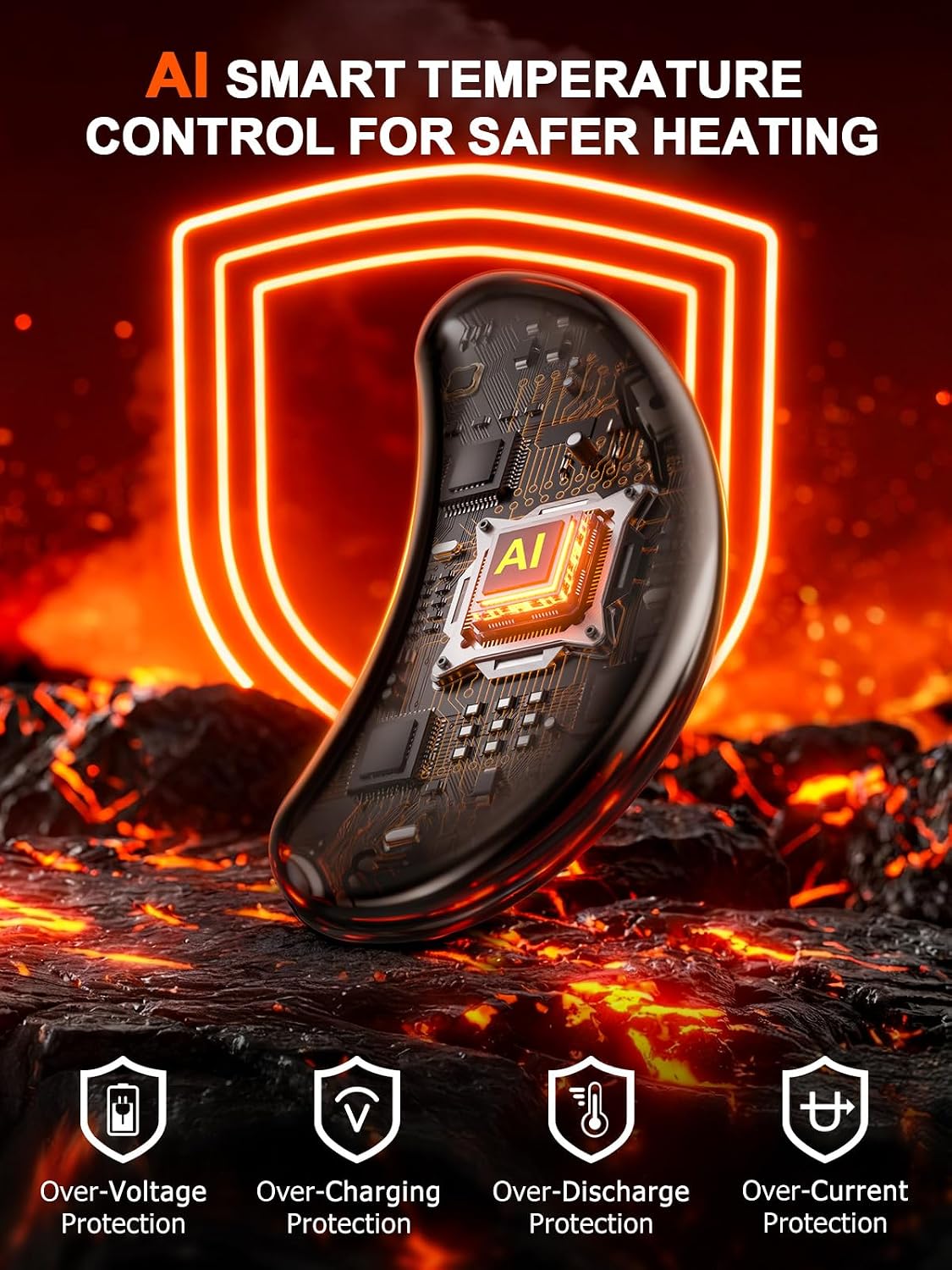 Thumbnail 5 de Hand Warmers Rechargeable 2 Pack with 2000mAh Battery