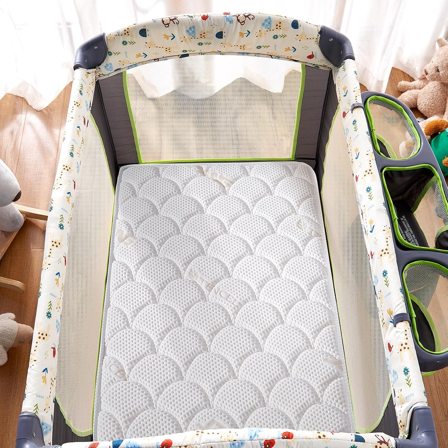 Detalle 2 de Lillibearas Pack and Play Mattress Topper, 38 x 26 x 1.5-Inch Foam