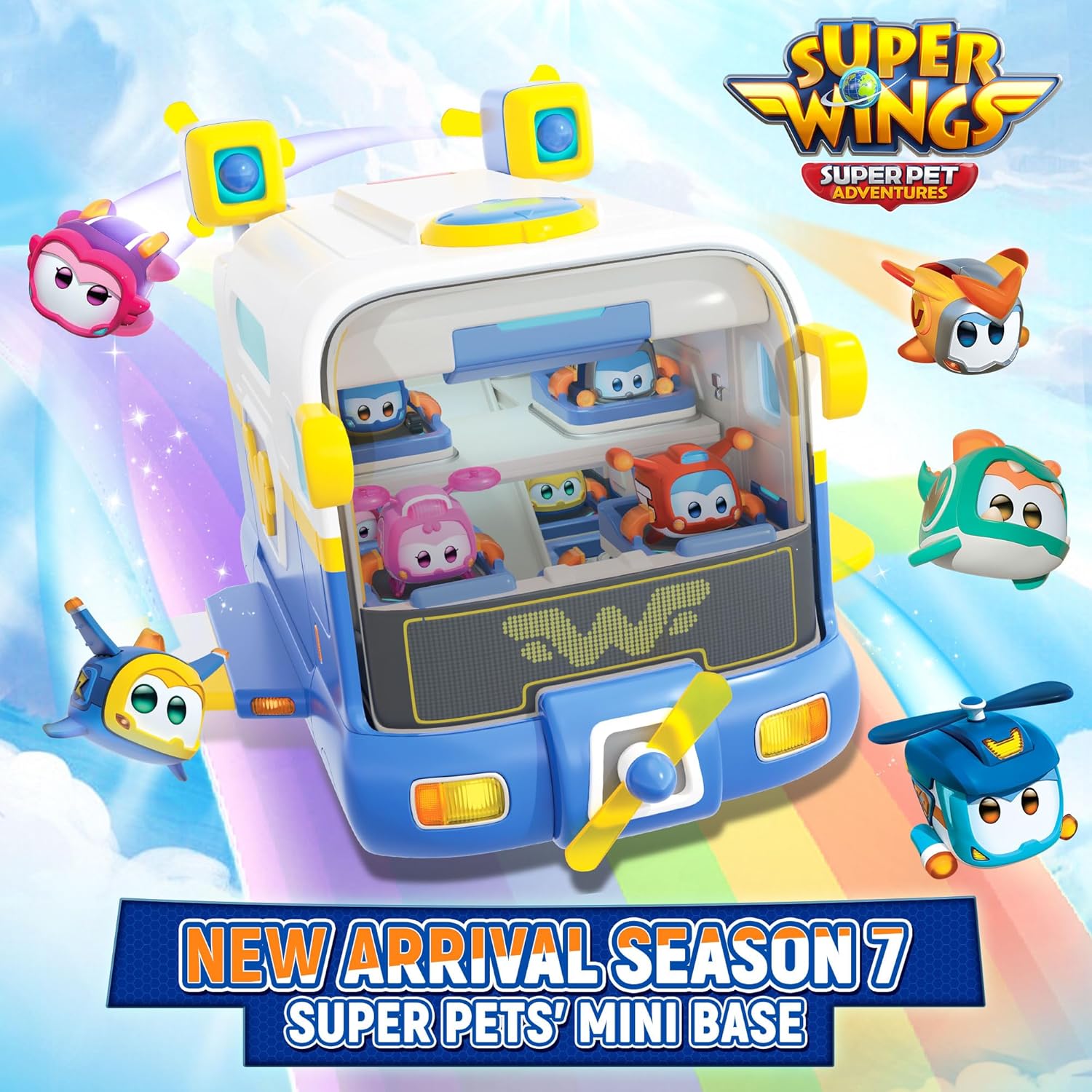 Thumbnail 6 de Super Wings 2-in-1 Mini Base Blau