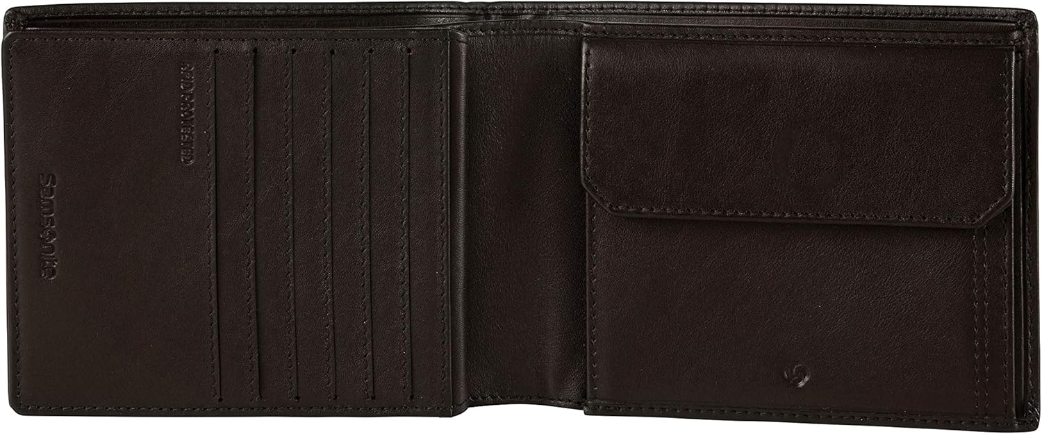 Thumbnail 1 de Samsonite Attack 2 SLG – Portafoglio in pelle marrone da 12,8 cm con protezione RFID