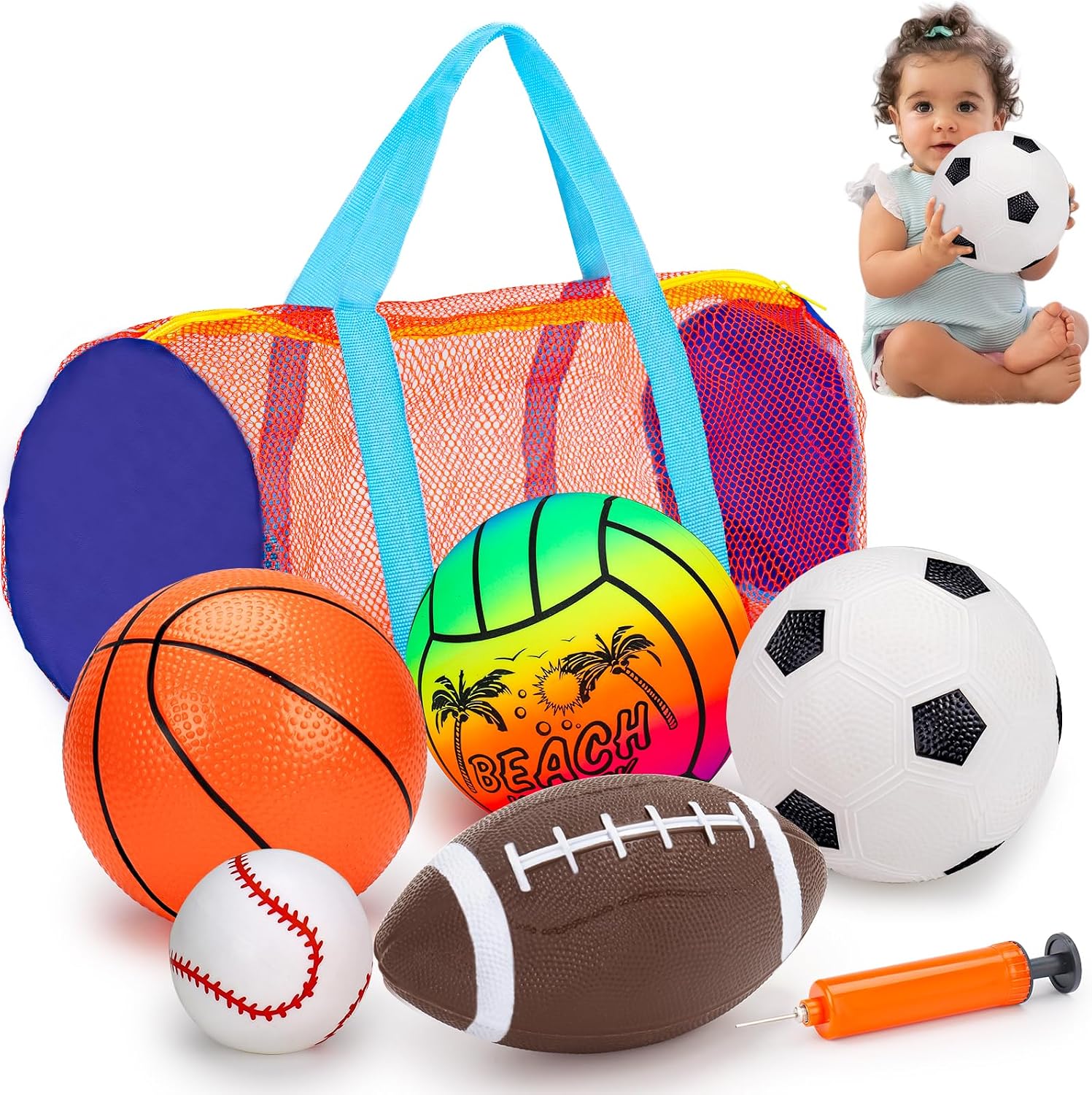 Detalle de Lypsochaat Toddlers 5-Piece Ball Set