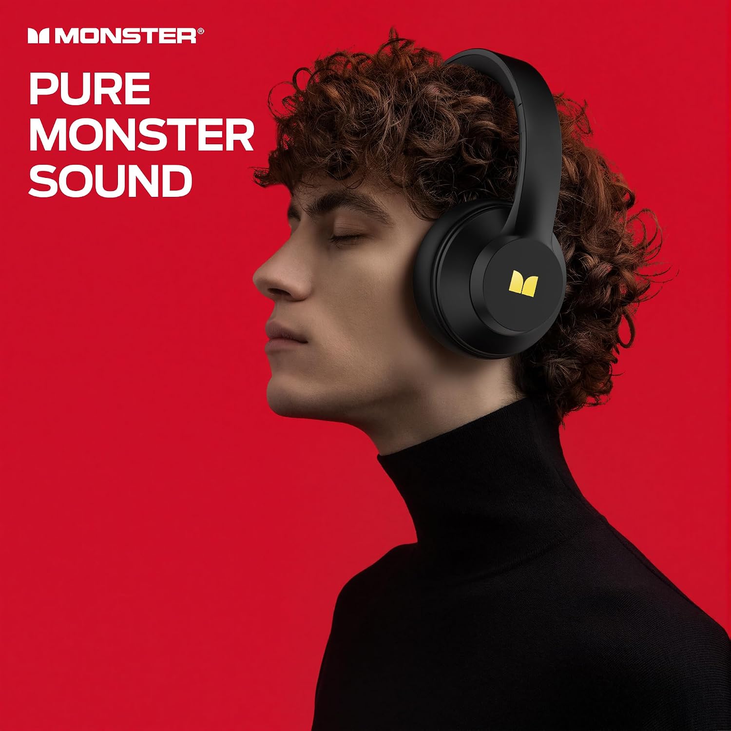 Thumbnail 1 de Monster Mission 100 Over-Ear Bluetooth Headphones, 40-Hour Playtime, Bluetooth 5.4