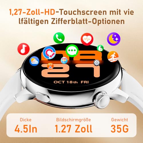 Thumbnail 5 de OKYUK Reloj Inteligente Mujer 1,27" con SpO2