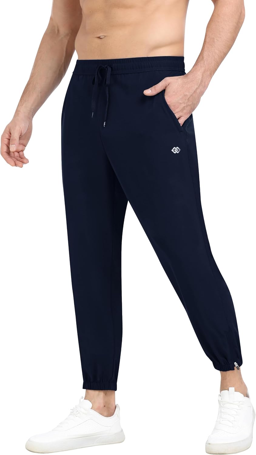 Detalle de MoFiz Jogginghose Herren – leichte Outdoor- und Wanderhose mit Schnell-Trocknung & Reißverschlusstaschen