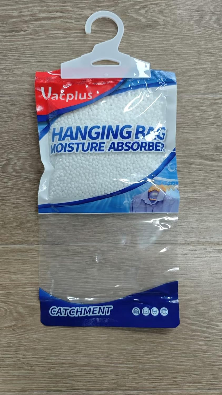 Thumbnail 6 de Vacplus Moisture Absorbers Packets, Fragrance Free 20 Pack – Hanging Dehumidifier Bags