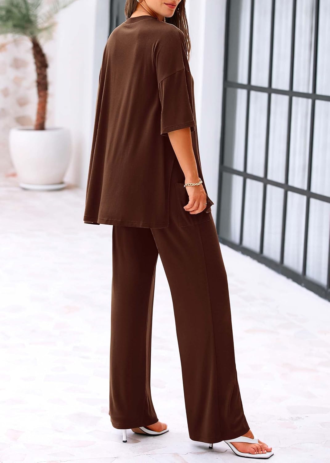 Thumbnail 1 de KIRUNDO 2 Piece Lounge Sets for Women—Soft Knit, Loose Fit for Travel and Everyday Comfort