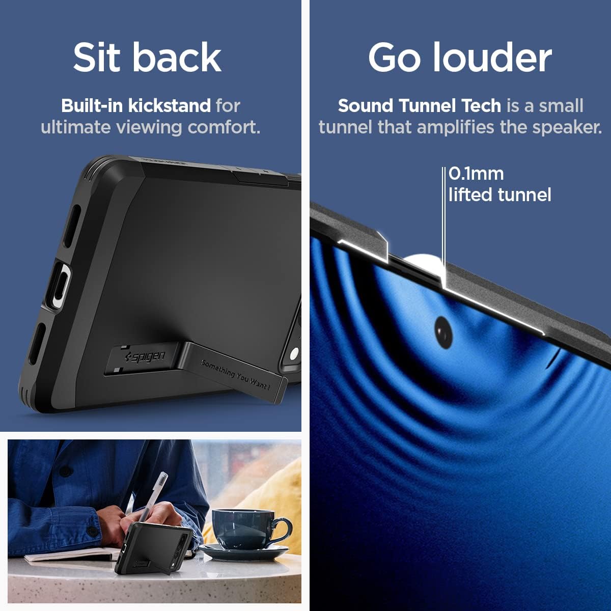 Thumbnail 5 de Spigen Tough Armor pour Google Pixel 7 Pro — coque noire