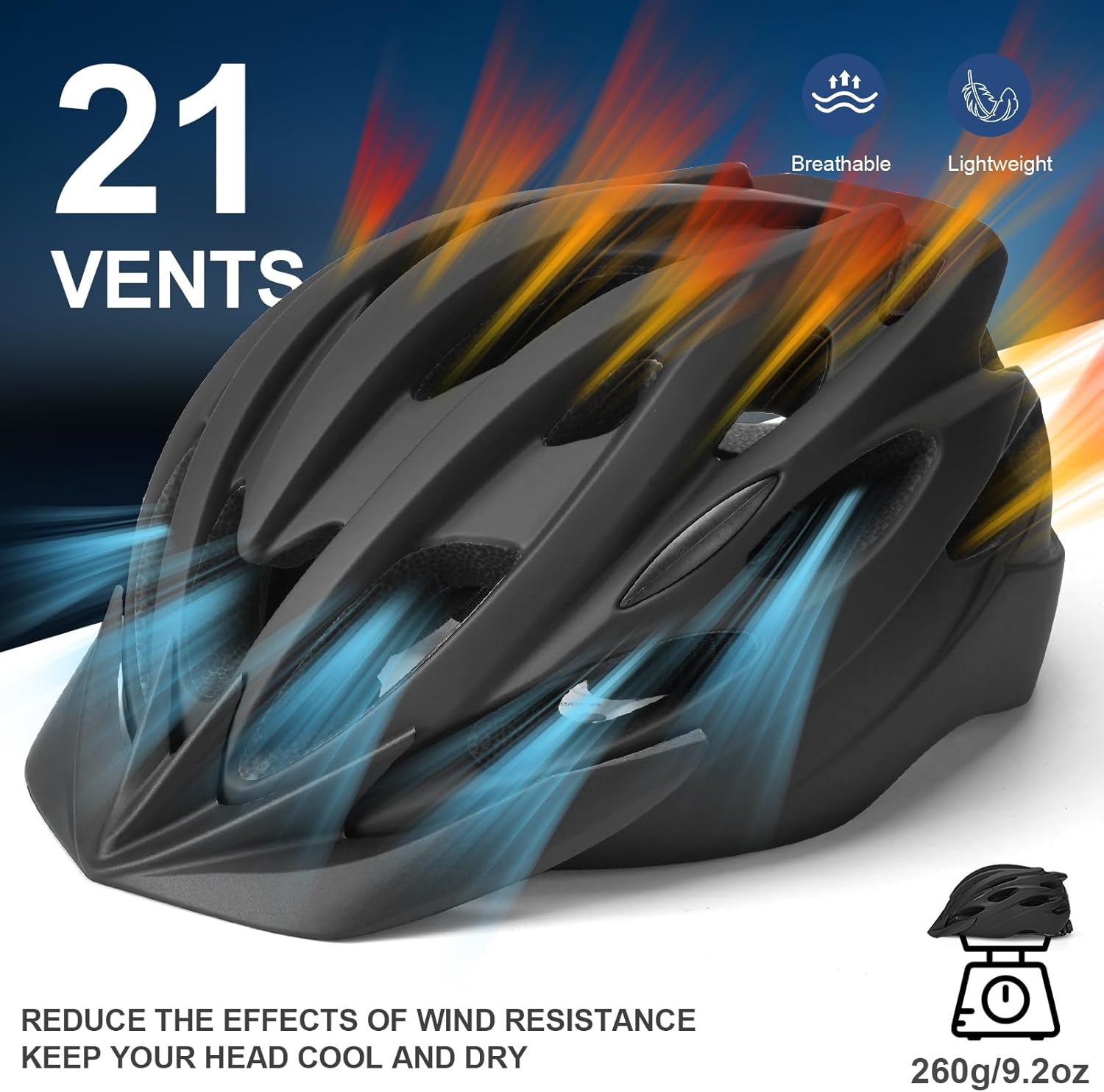 Thumbnail 3 de Bike Helmet 54-62cm with LED Light