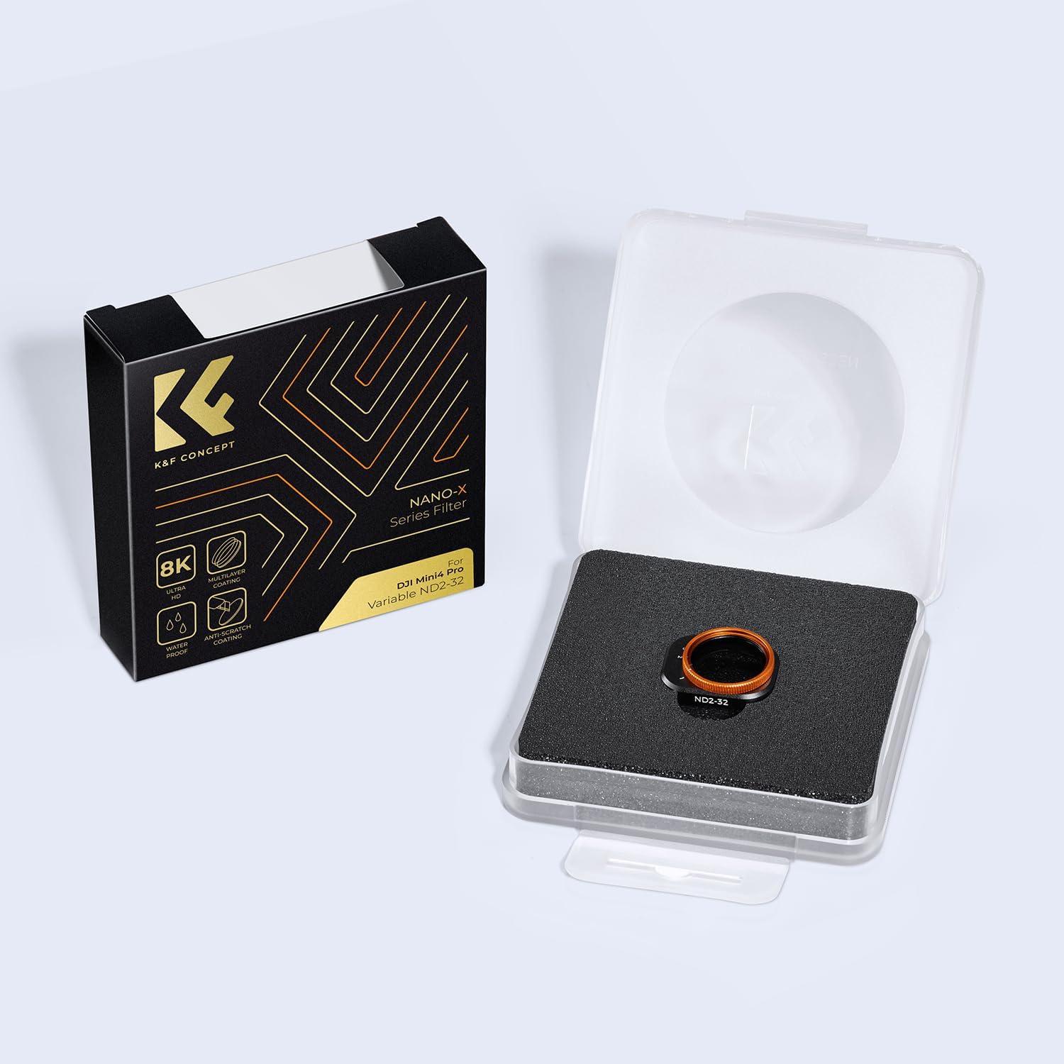 Thumbnail 6 de K&F CONCEPT Mini 4 Pro ND variabile ND2-32 (compatibile con DJI Mini 4 Pro, kit da esterni)