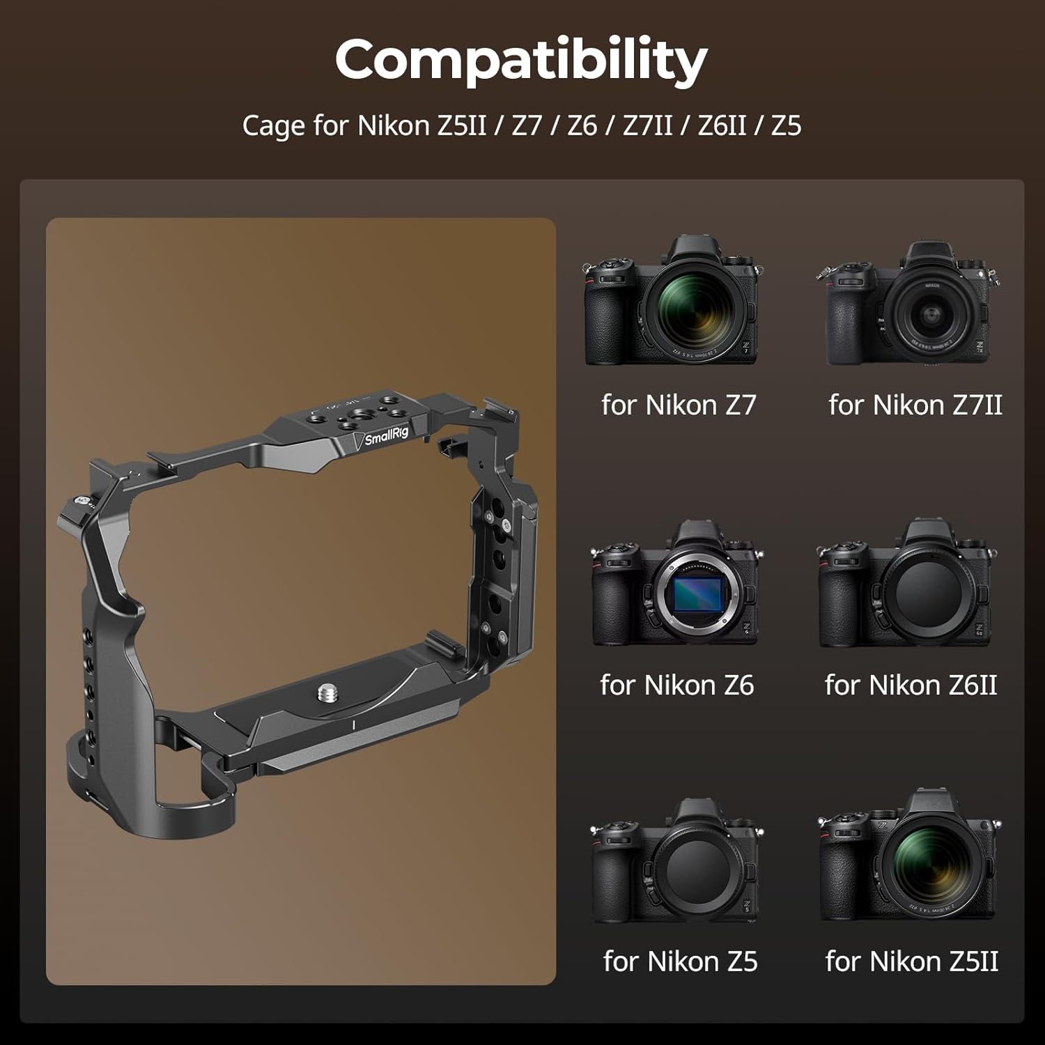 Thumbnail 1 de SMALLRIG 5257 Cage für Nikon Z6 II