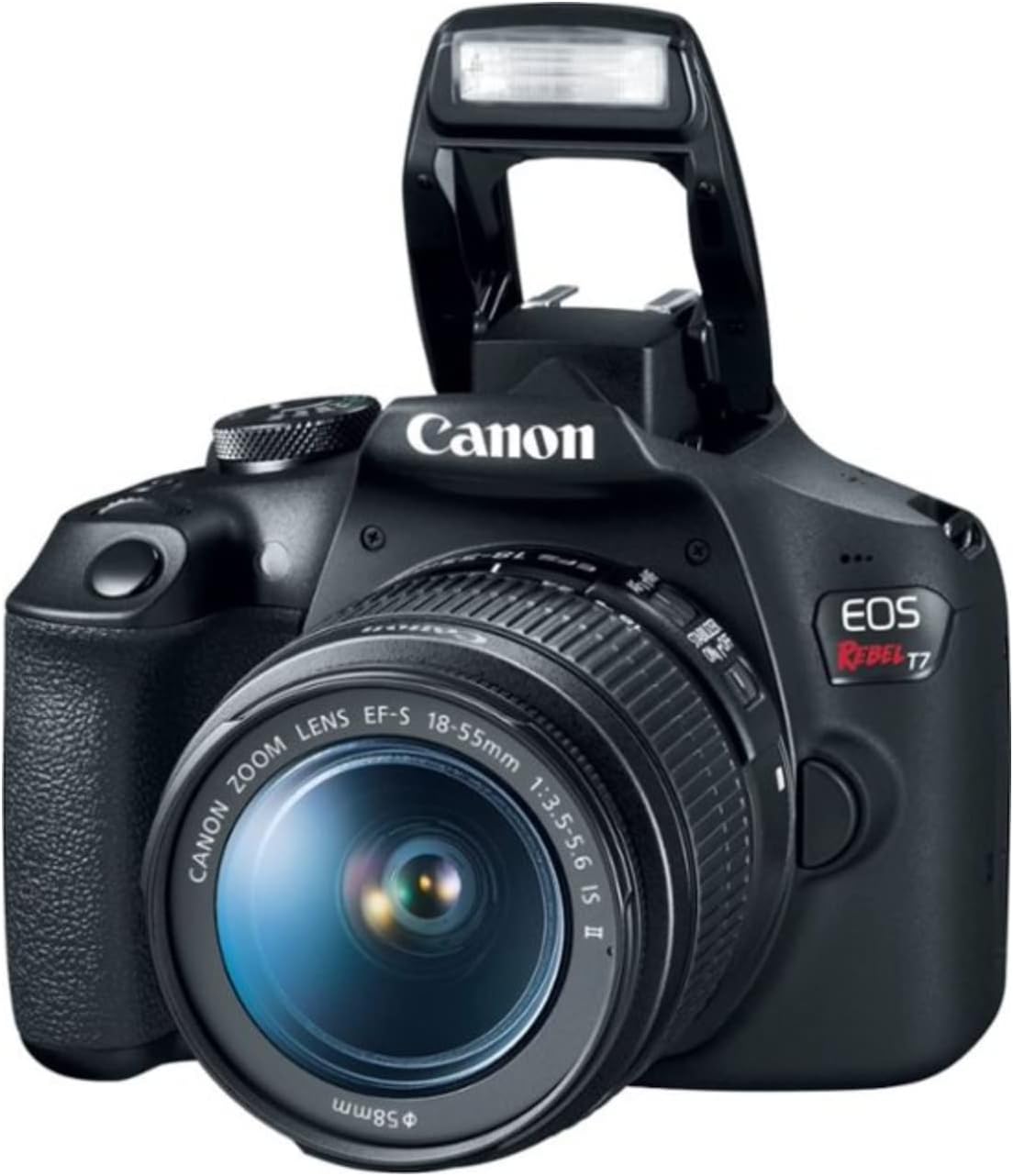 Thumbnail 1 de Canon EOS Rebel T7 DSLR Camera Double Zoom Lens Kit (EF-S 18-55mm & EF 75-300mm)