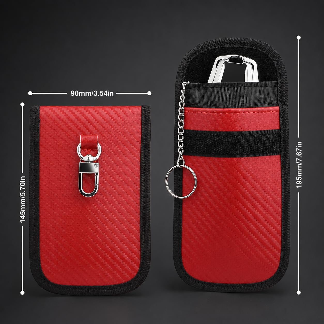 Thumbnail 4 de Diyife Faraday Pouch 2-pack for car keys 🔐