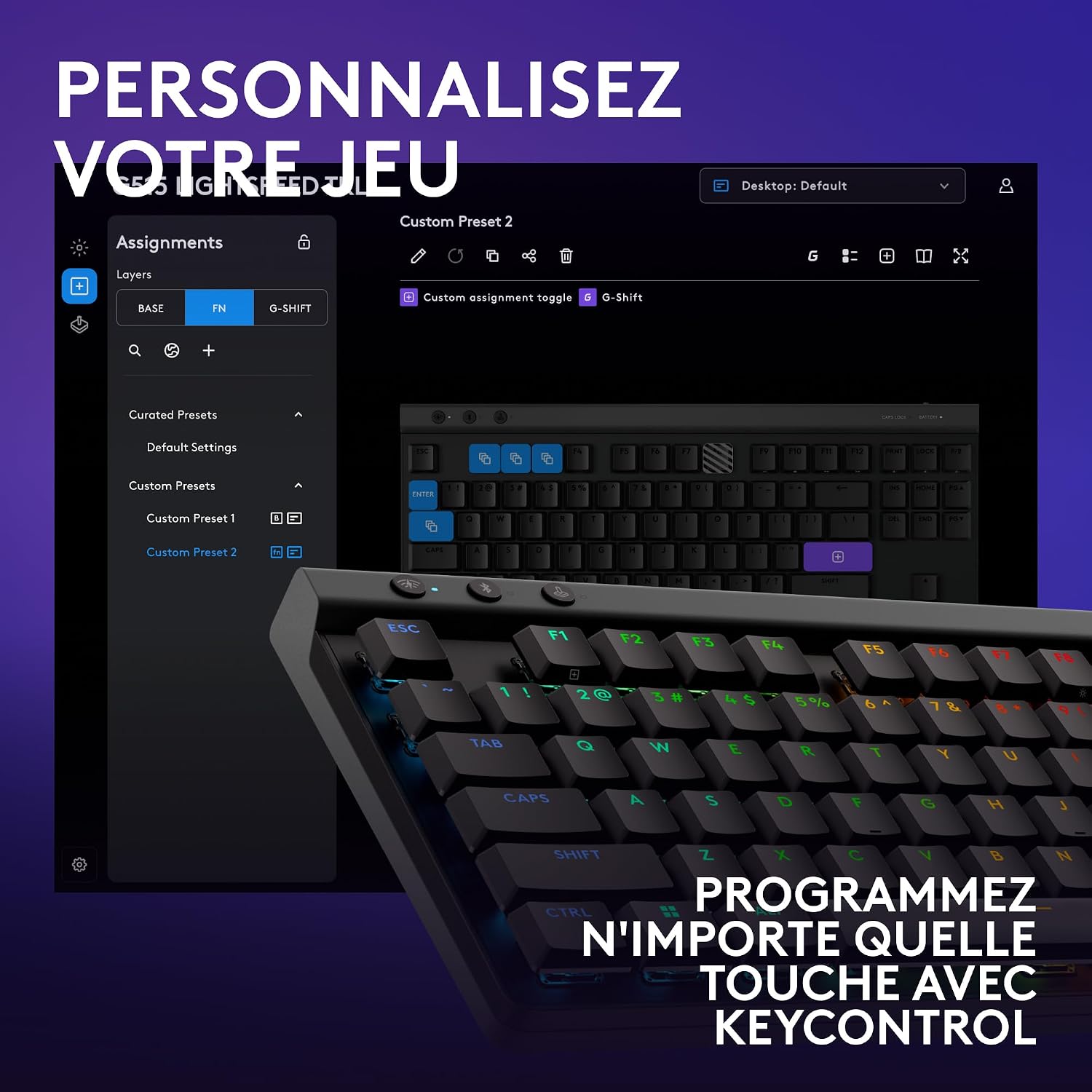 Thumbnail 6 de Logitech G G515 Clavier gaming TKL 36h