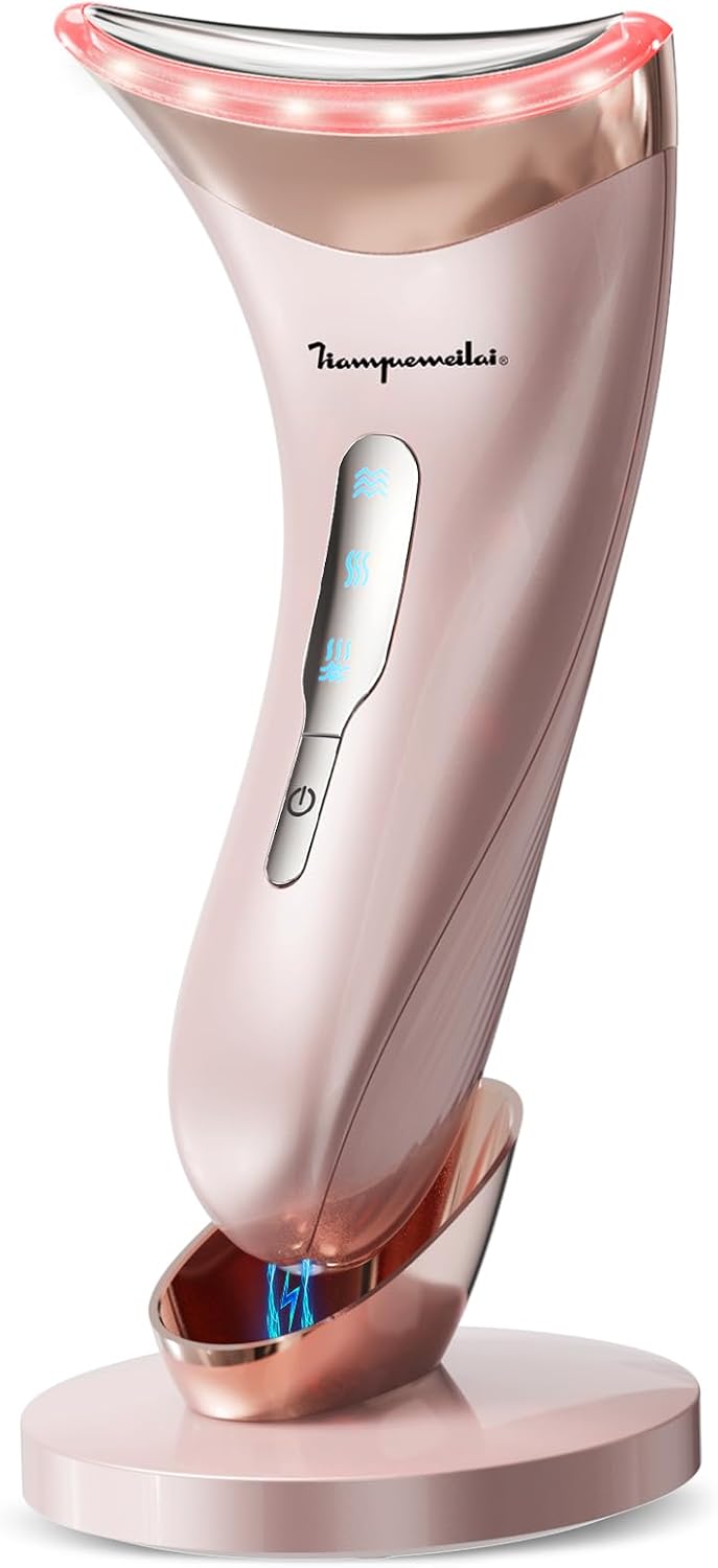 Detalle de Massaggiatore Viso EMS 3 LED 45°C