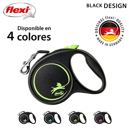 Thumbnail 3 de Flexi Black Design M Cinta 5 m - Verde 🐾