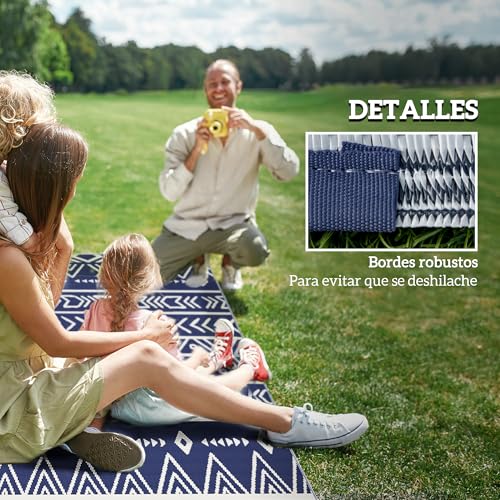 Thumbnail 7 de Outsunny Alfombra de Exterior 182x274 cm – Alfombra Reversible, Impermeable y con Bolsa de Transporte