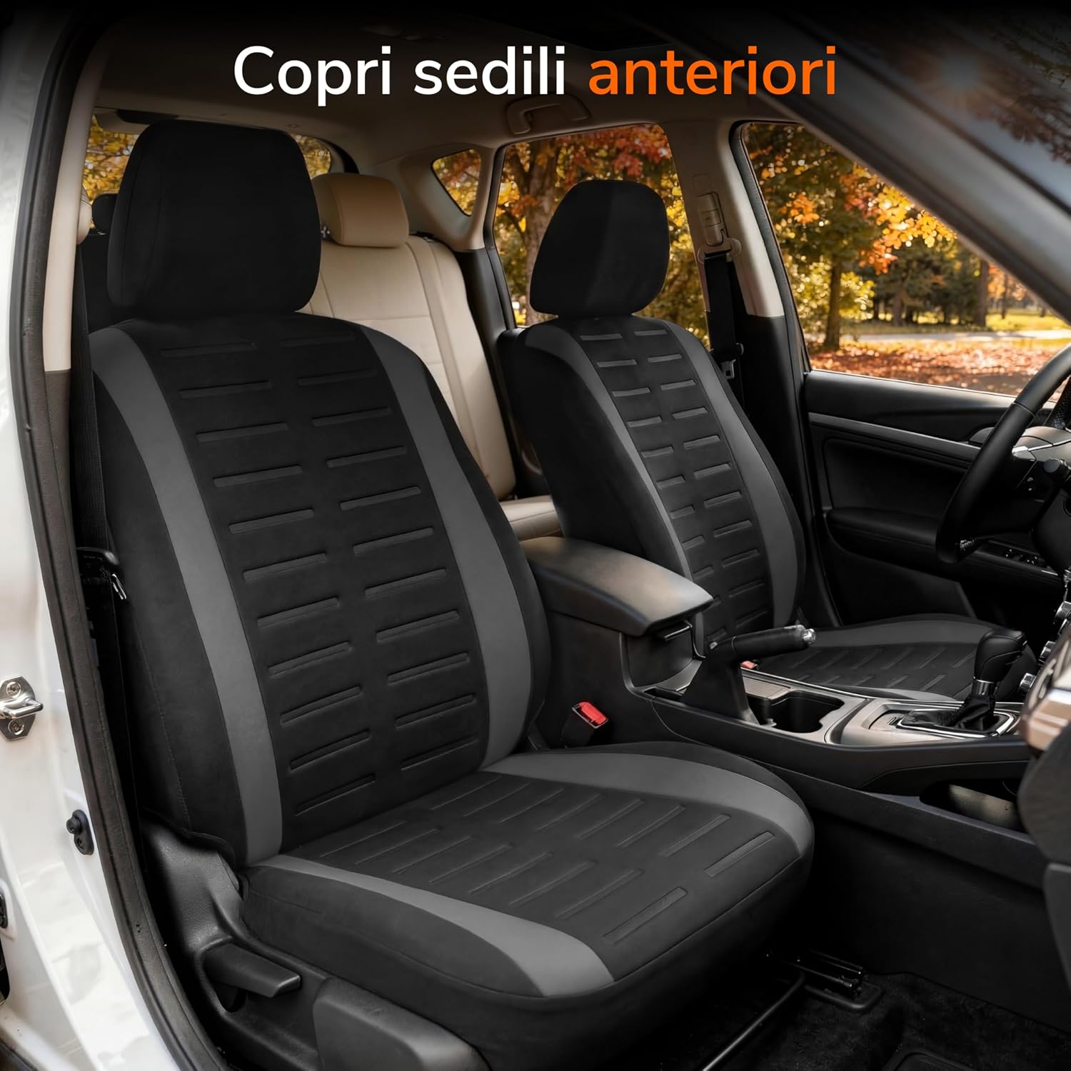 Detalle 2 de Upgrade4cars Coprisedili Anteriore 2026 Grigio