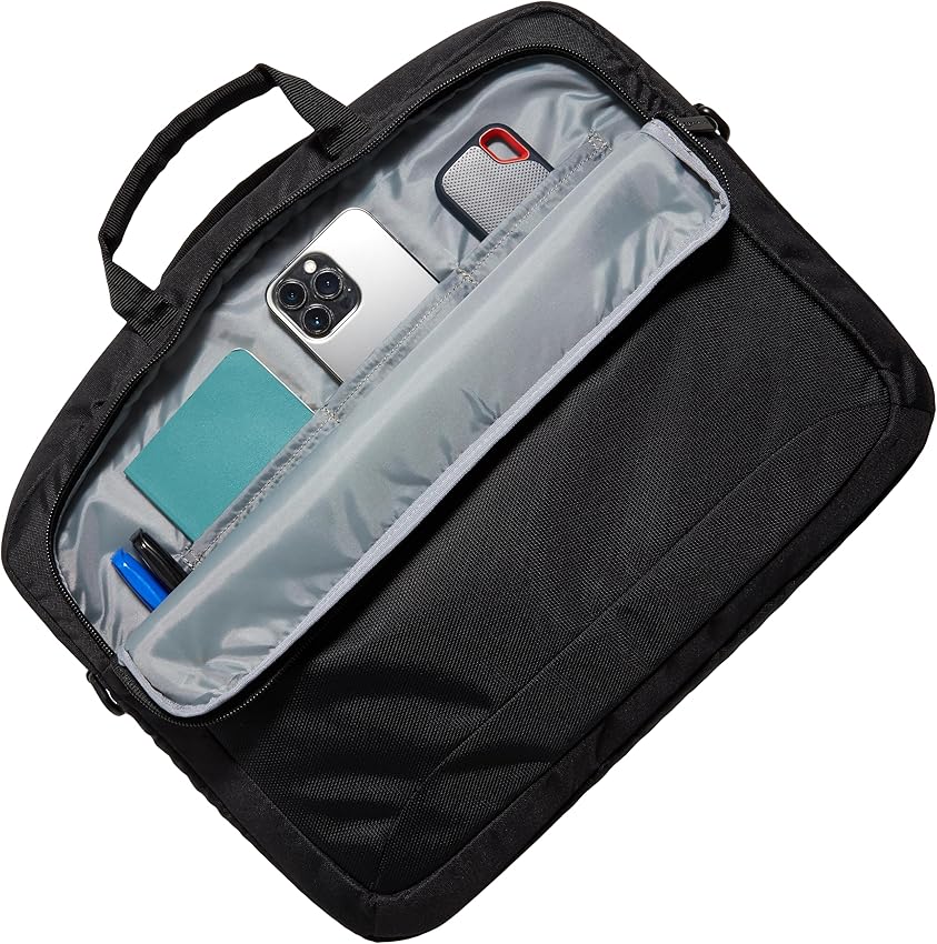 Detalle de Amazon Basics Funda compacta para portátil 44 cm