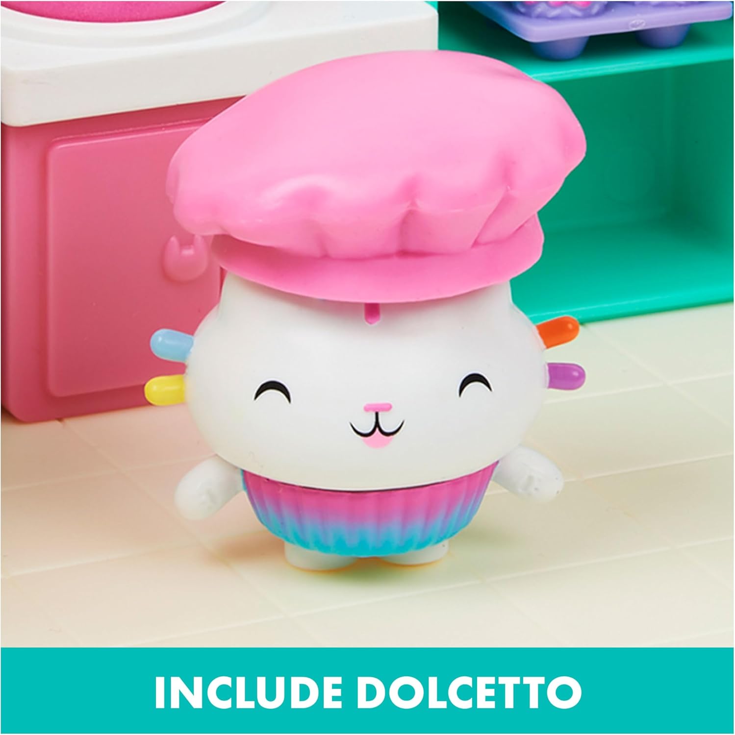 Thumbnail 3 de Gabby's Dollhouse, La cucina di gattino Dolcetto - Mini playset cucina per Gabby’s Dollhouse