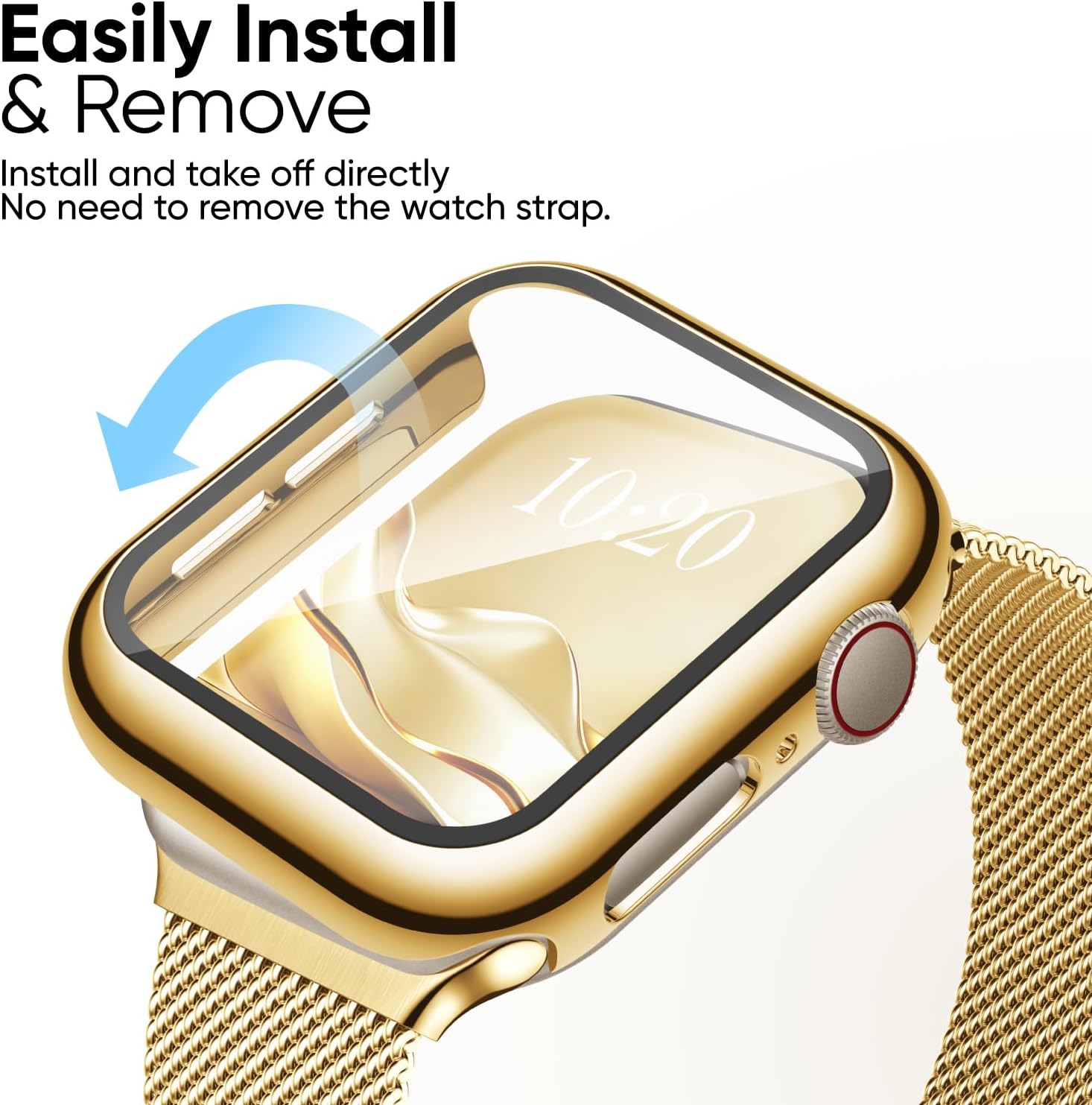 Detalle 2 de Raradev 3-in-1 Apple Watch Metal Strap 40mm Gold