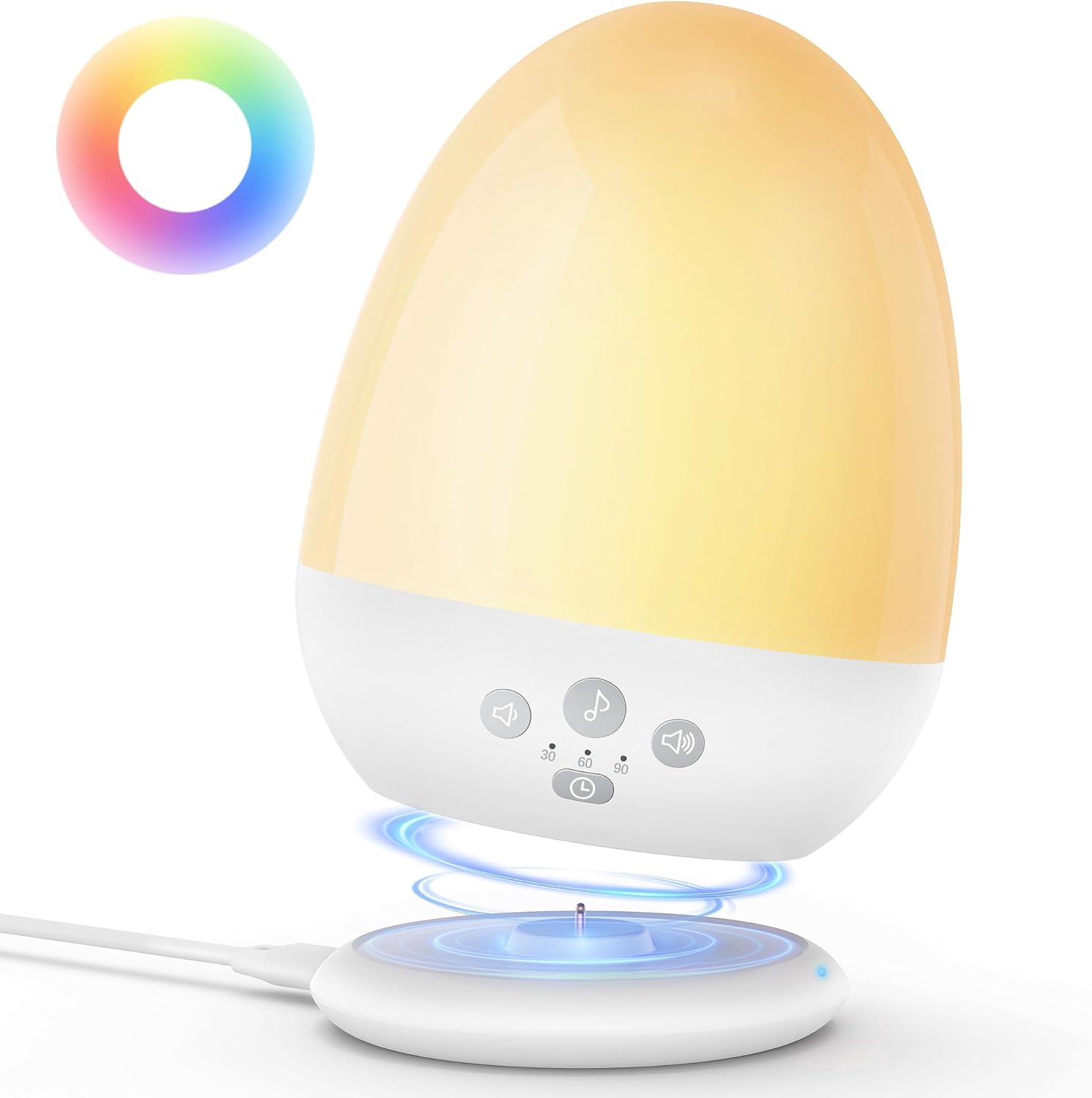 Detalle de Night Light and Sound Machine with 2500mAh Battery